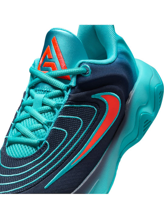 Giannis Immortality 4 Kids Sports Shoes Basketball with Laces Turquoise