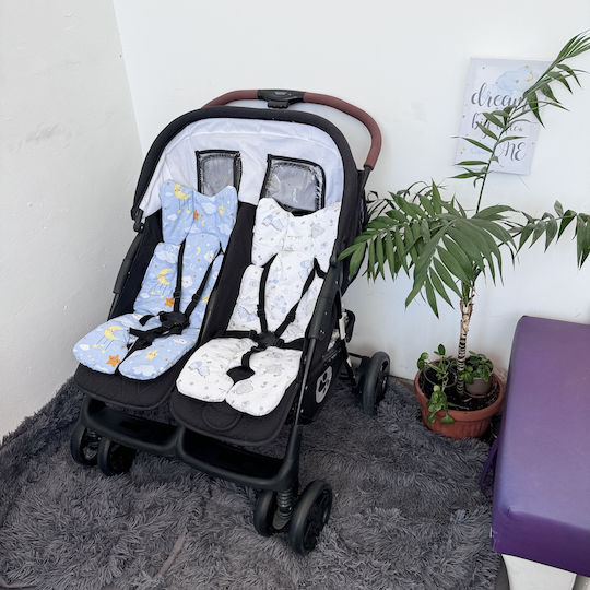 Kinderwagenmatratze Blau