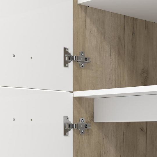 Bd 60 Bodenstehender Schrank Grey Oak-sand 60x58x215cm
