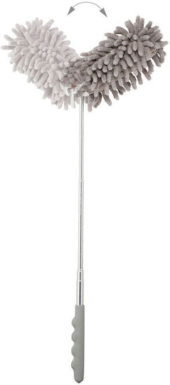 Set 3 Baze Telescopice Relaxdays Dimensiuni 28-77 Cm Gri