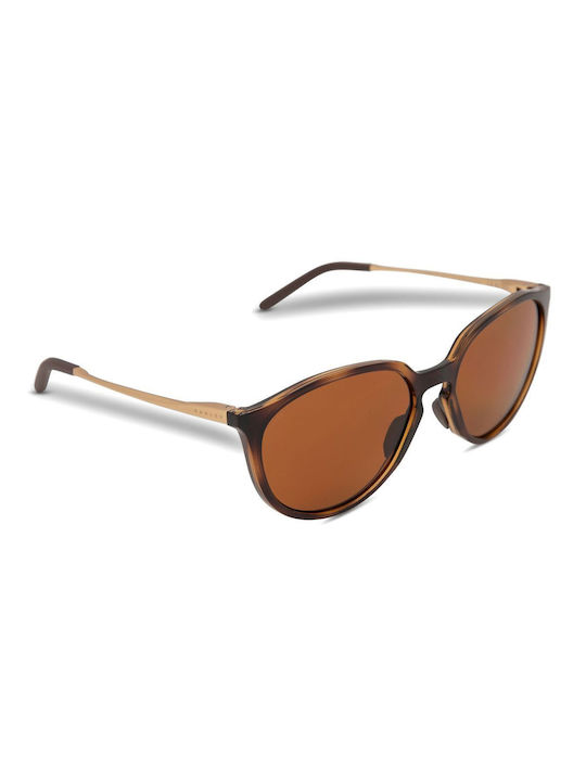 Oakley Sielo Male Sunglasses With Brown Tartaruga Horn-Rimmed Frame And Brown Polarized Lens OO9288-03