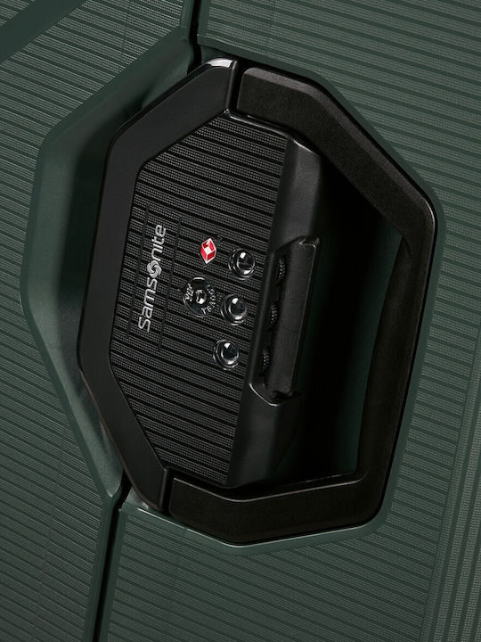 Samsonite Magnum Eco Großer XL Koffer Waldgrün