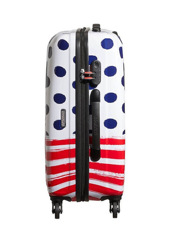 Medium Suitcase American Tourister Disney Legends Mickey Blue Dots