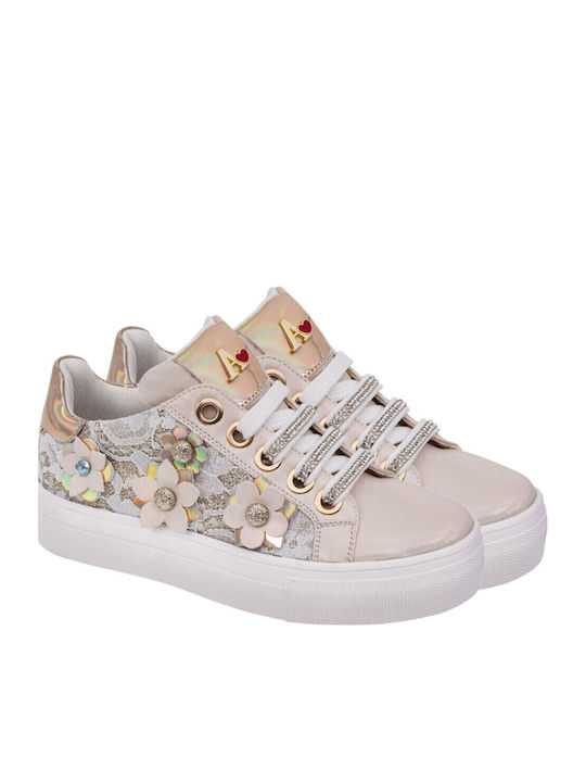Kinder Sneakers Gold