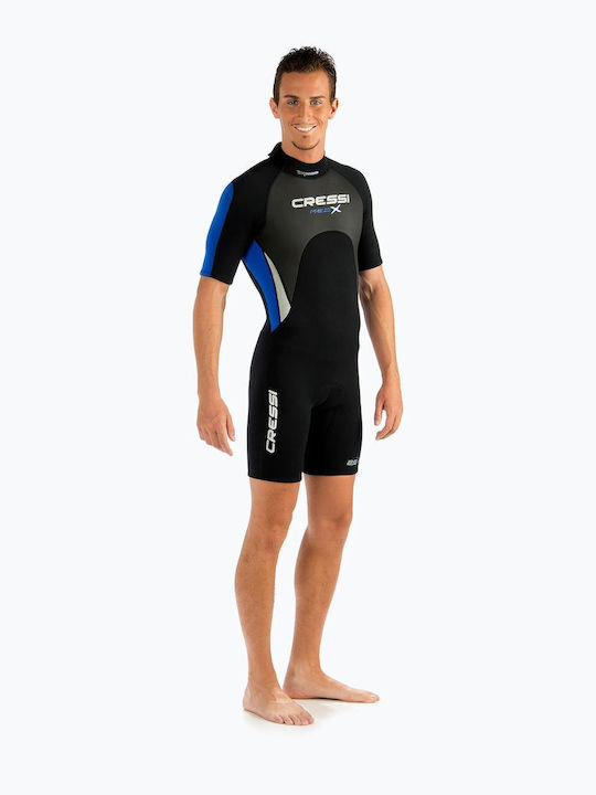 Cressi Med X Men's Wetsuit 2.5 Mm Black Blue Size L