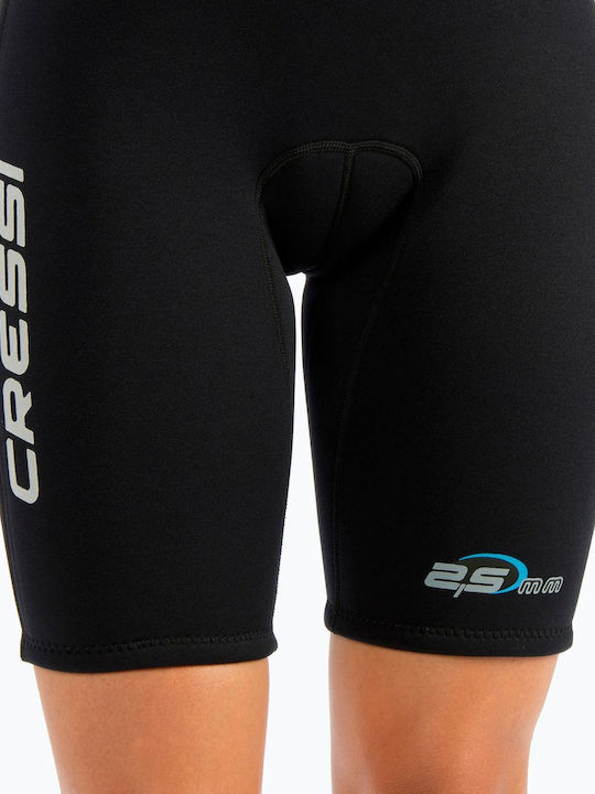 Cressi Med X Women's Wetsuit 2.5 Mm Black Light Blue/grey Size M 3 Cressi Med X Women's Wetsuit 2.5 Mm Black Light Blue/grey Size M 3