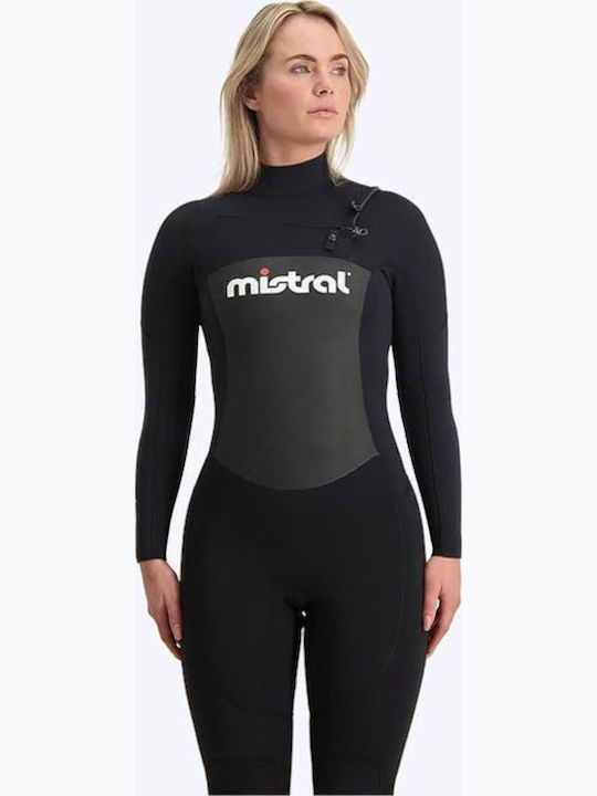 Mistral Gale Force Ολόσωμη Στολή Κατάδυσης με Φερμουάρ Μαύρη 3mm
