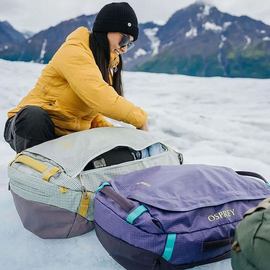 Geantă de voiaj Osprey Transporter Duffel 65l în culoarea Euphoria Purple