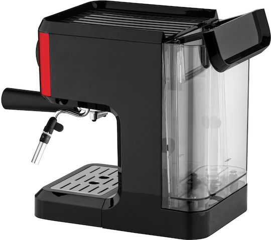 Gruppe Italiana Plus Mașină de Espresso 1050W Presiune 20bar Roșie