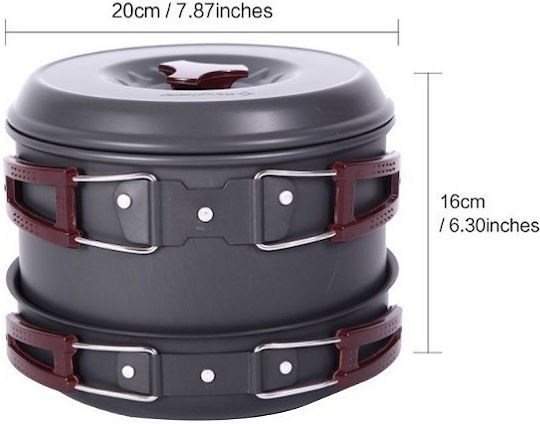 Комплект за готвене King Camp Climber III за къмпинг