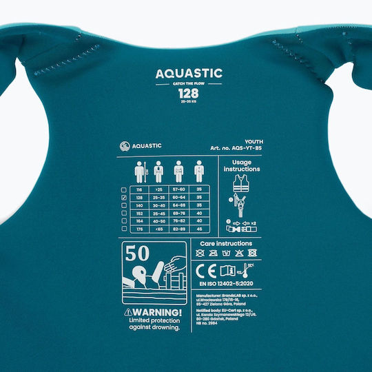 Aquastic Youth 50n Neoprene Children's Life Jackets Blue Size 164cm