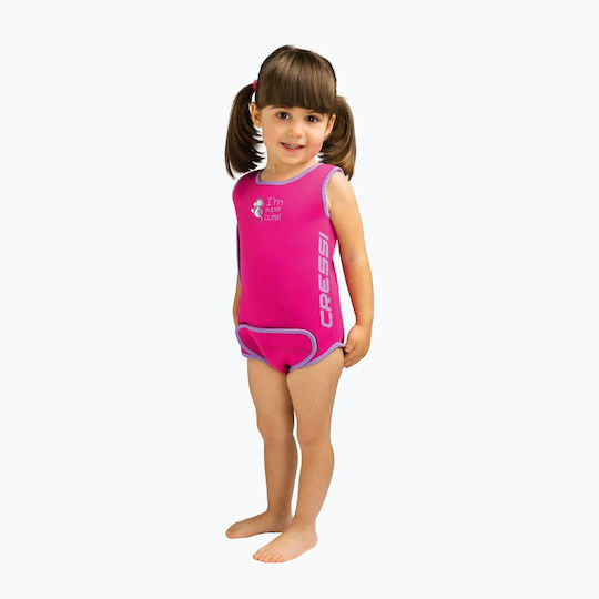 Cressi Baby Warmer 1,5 mm Kinder Neoprenanzug Rosa Größe 12-18 Monate