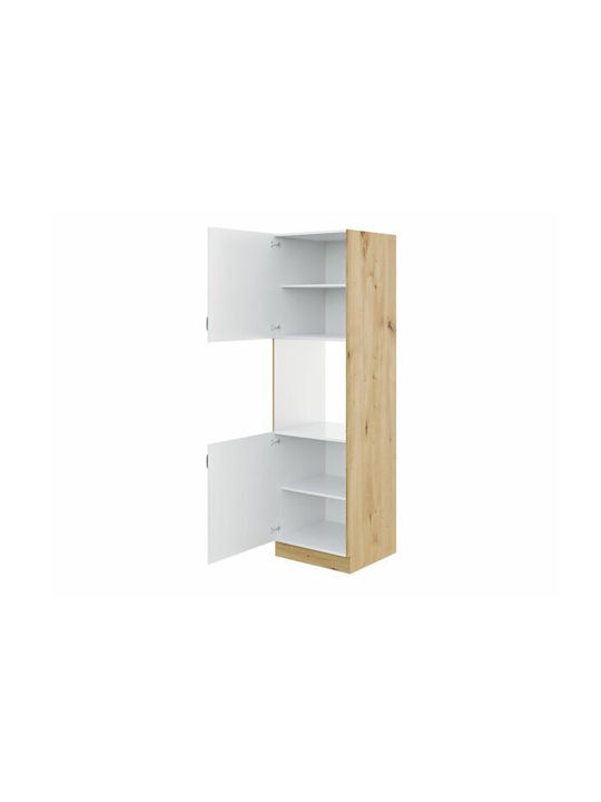 Upper Oven Cabinet Floor Grey 60x57x210cm