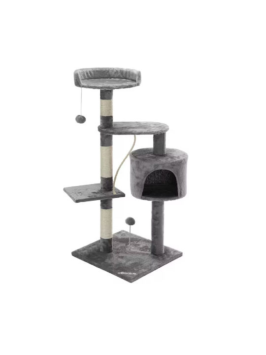 Cat Play Area Cadoca 112 X 67 X 55 Cm 3 Relaxation Compartments Gray