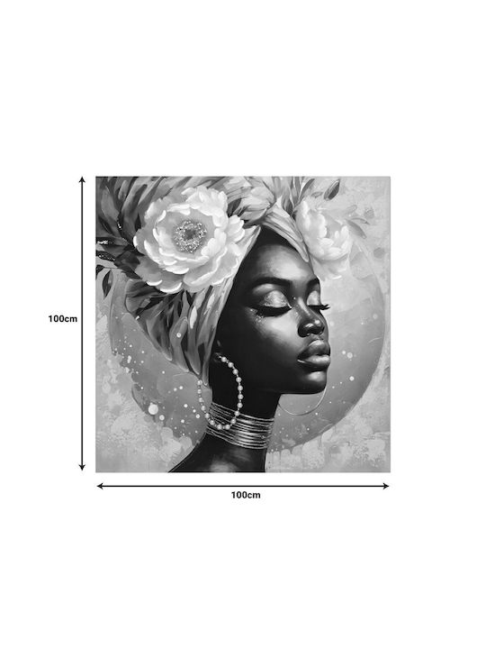 Canvas Painting Giara Inart 100x3x100cm