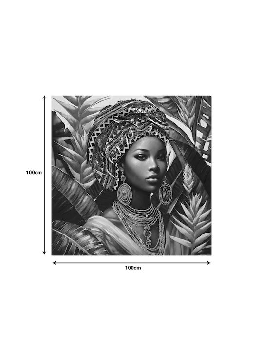 Canvas Painting Gangalo Inart 100x3x100cm