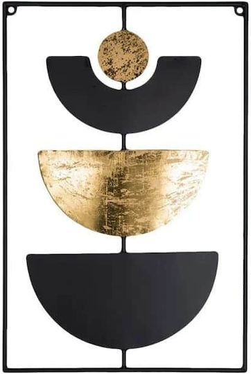 Metall-Wandrahmen "Lunar" Schwarz – Gold 40x60cm Metall-Wandrahmen "Lunar" Schwarz – Gold 40x60cm