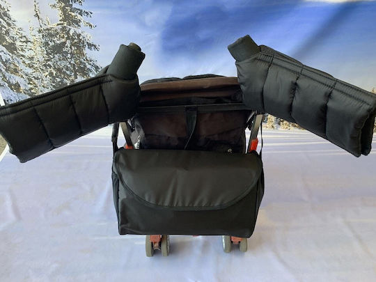 Sac de picioare pentru cărucior Negru