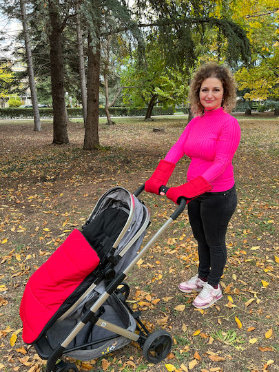 Universal Stroller Footmuff Red