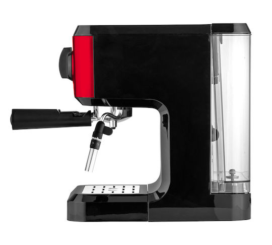Gruppe Italiana Plus Mașină de Espresso 1050W Presiune 20bar Roșie