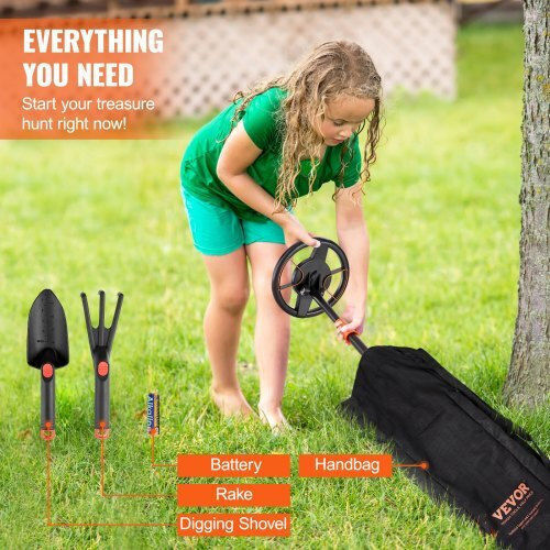 Vevor YJSJSTCQYC62692CKV0 Ανιχνευτής Μετάλλων Εδάφους με Αδιάβροχο Πηνίο