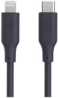 Apple Evelatus Silikon USB-C-zu-Lightning-Kabel 1,2m Mfi10cl Schwarz