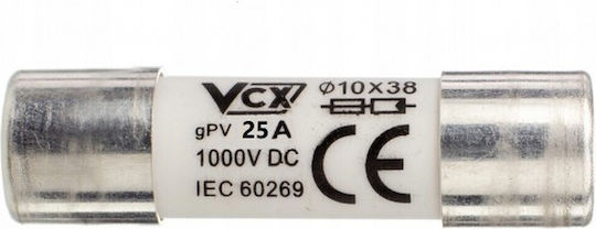 Cartuș siguranță cilindric Gpv 10x38 10A 1000V DC/CF-10-10A