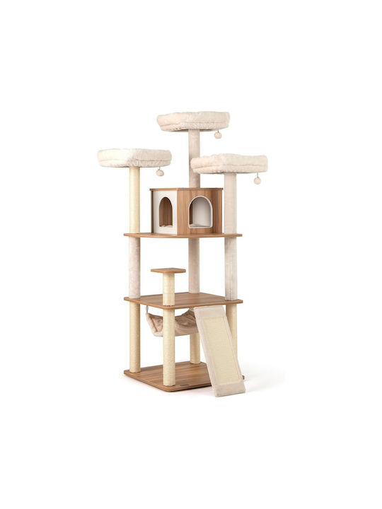 Costway Kratzbaum Katzenbäume 8 Ebenen 58x58x168cm