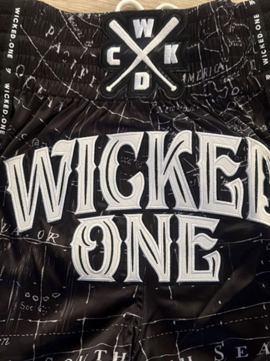 Wicked1 Shorts Kick/Thai-Boxen Schwarz