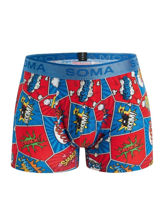 Pop Art Мъжки боксерки Multicolour 1Опаковка