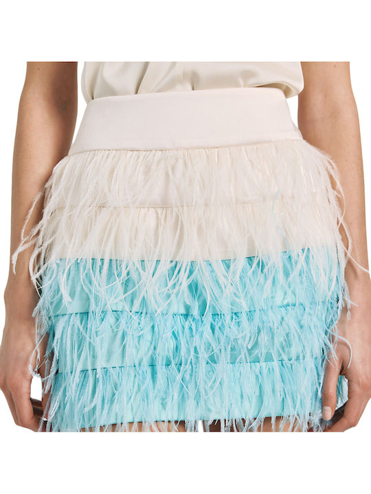Mini Rock Ecru - Sky Blue