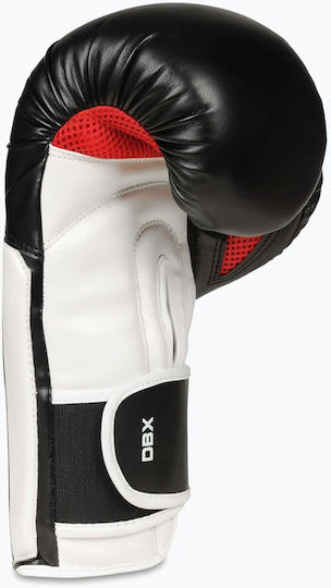 DBX Bushido ActivClima B Boxing Gloves made of Synthetic Leather for Match White 10 oz