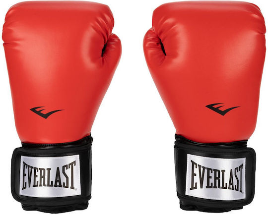 Everlast Prostyle 2.0 Boxing Gloves made of Synthetic Leather for Match Red