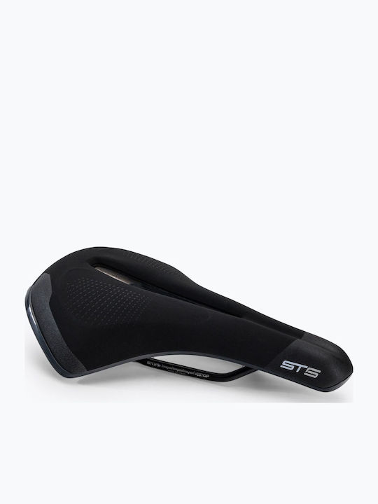 Selle Italia St 5 Flow L Σέλα Ποδηλάτου Μαύρη με Gel 276 x 165 mm