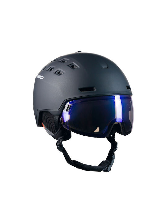 Head Radar 5K Photo MIPS Κράνος για Σκι & Snowboard σε Μαύρο Χρώμα