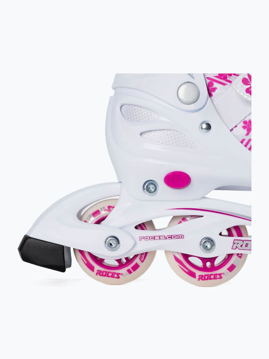 Roces Jokey 3.0 Inline Αυξομειούμενα Rollers Λευκά Παιδικά