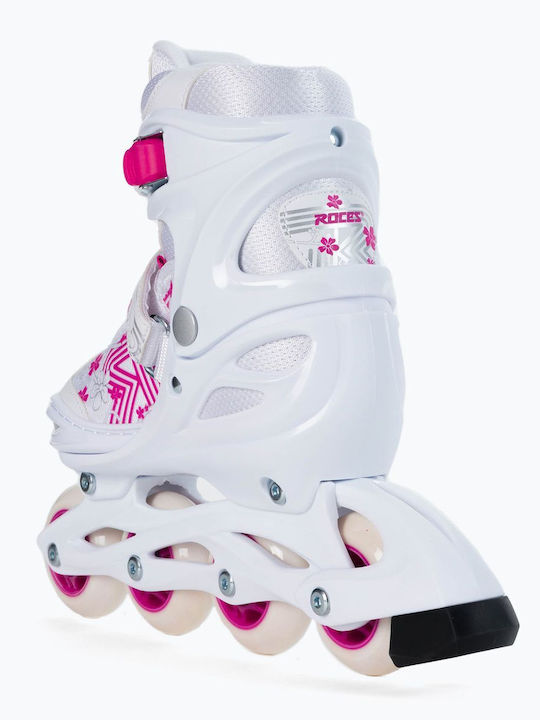 Roces Jokey 3.0 Inline Αυξομειούμενα Rollers Λευκά Παιδικά