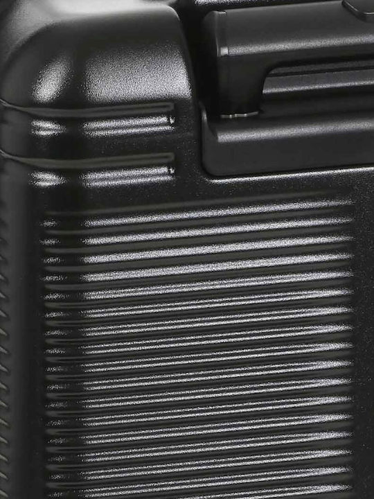Airtex Paris Βαλίτσα Ταξιδίου Καμπίνας Μαύρη με 4 Ρόδες Ύψους 53εκ.