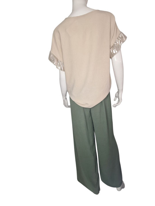 Women's Khaki Set with Pants