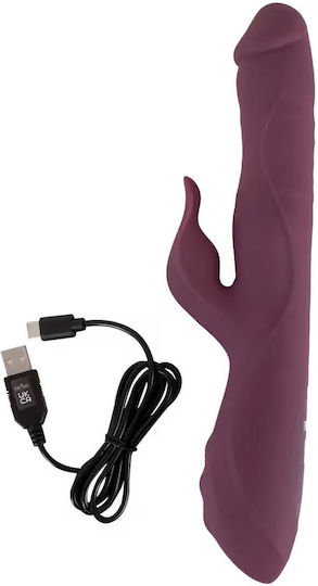 Javida Vibrator Kaninchen mit Fernbedienung 26.3cm Lila