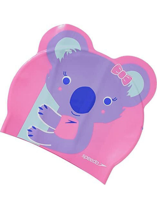 Speedo Printed Character Koala 8-12240-D681 Schwimmkappe Kinder Rosa