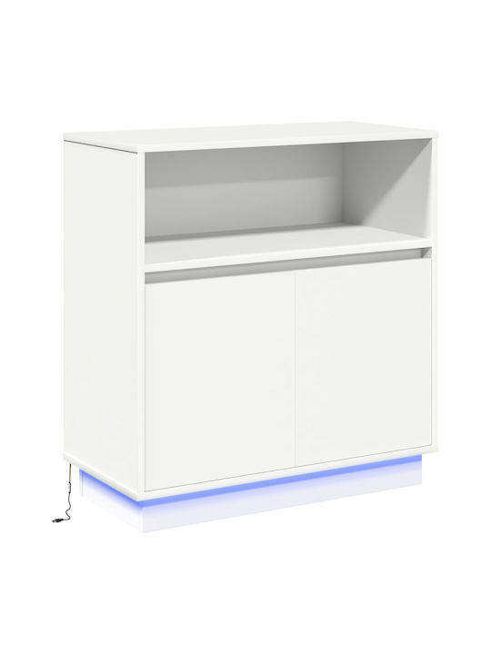 Bufet din Lemn Alb 71x34.5x75cm