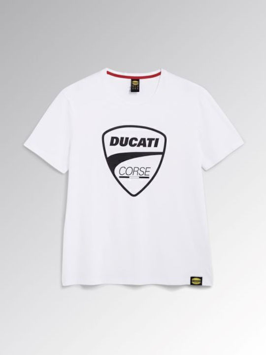 Ducati T-shirt Optical White 180075
