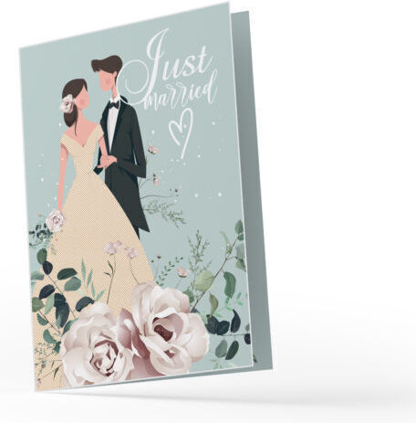 Καρτα Γαμου "just Married" Origami