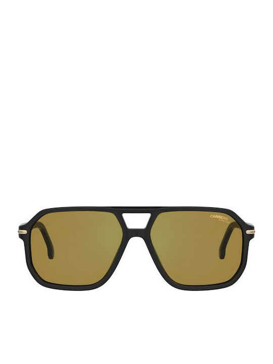 Carrera Men's Sunglasses With Black Horn-Rimmed Frame And Grey Lens 302/S 71C/MJ