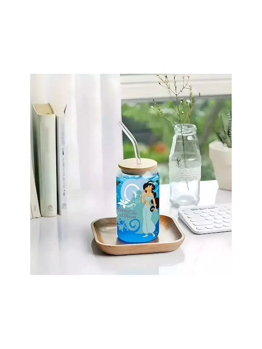 Γυάλινο Ποτήρι Καπάκι Jasmine