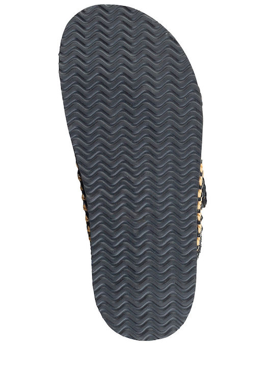 Flache Sandalen für Damen in Schwarz Farbe
