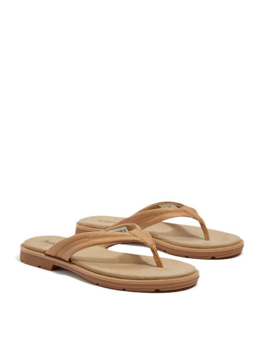 Flache Sandalen für Damen in Beige Farbe