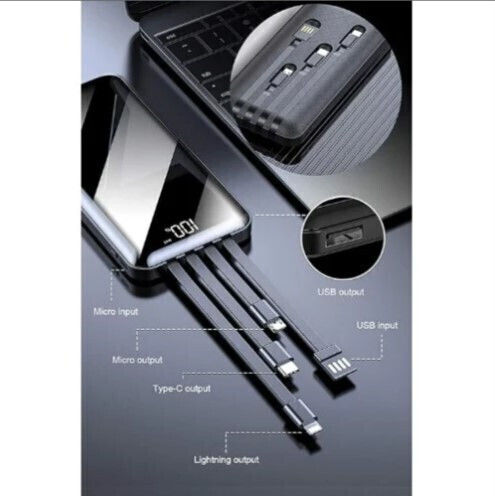 Andowl Q-DC110 Power Bank 12000mAh с USB-A порт Черен
