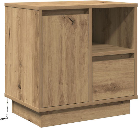 Дървено Кафяв Дъб 50x34.5x50см Дървено Кафяв Дъб 50x34.5x50см